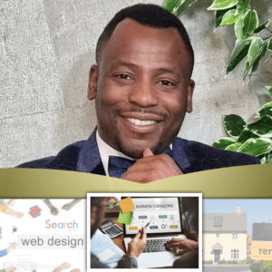 Picture of Gabriel Topman sumarising the activities and outcomes that he has succeeded at before offering to support others as a business consultant.