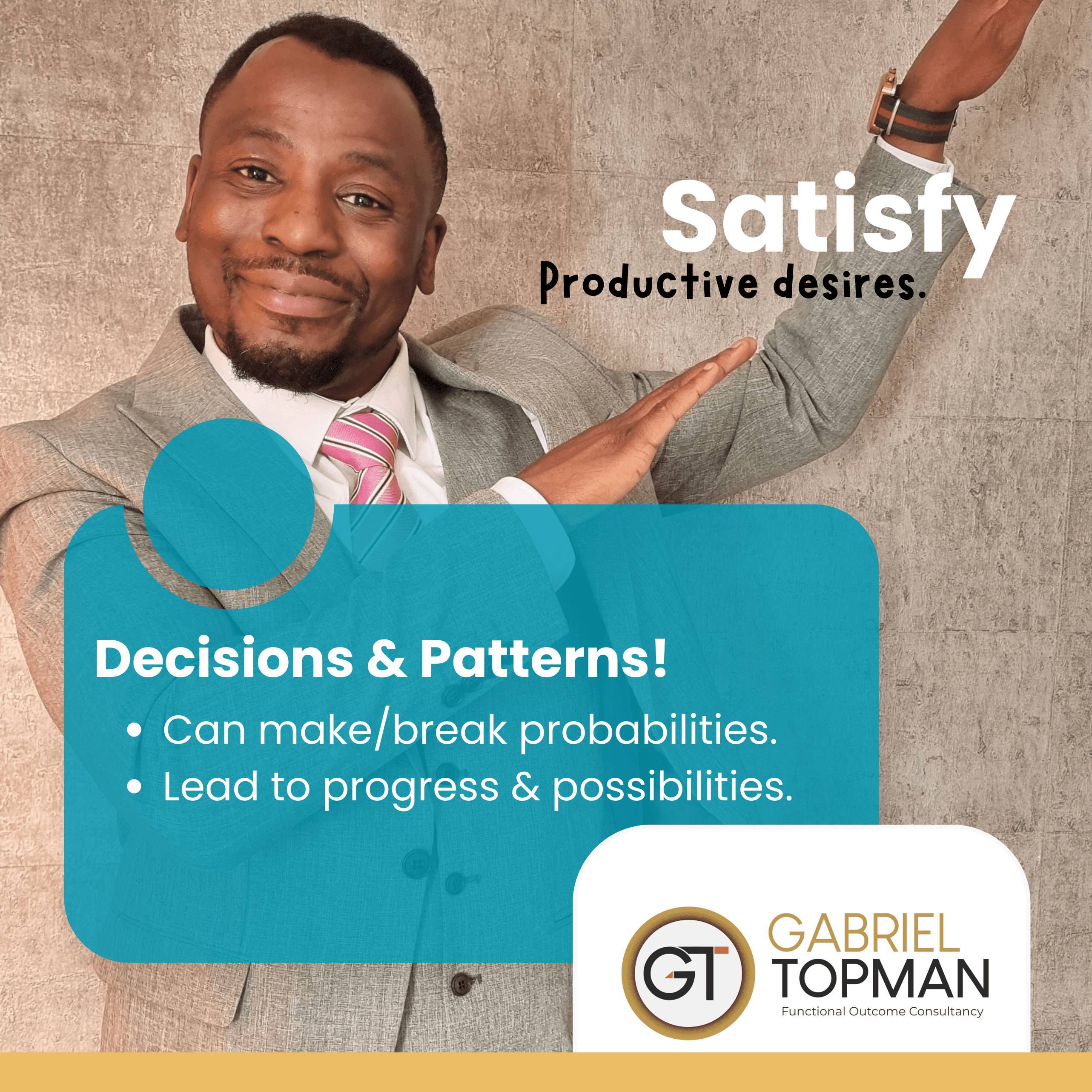 satisfy-positive-desires Life and business growth consultant. Encouraging and supporting the routes to more success.